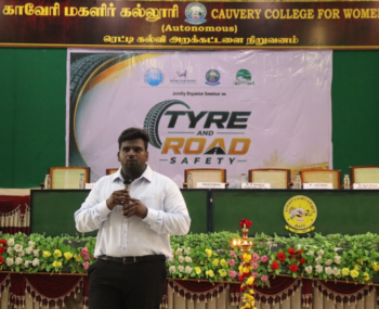 ATMA/ITTAC Tyre Care & Safety Training Session @ Cauvery College for Women, Tiruchirappalli